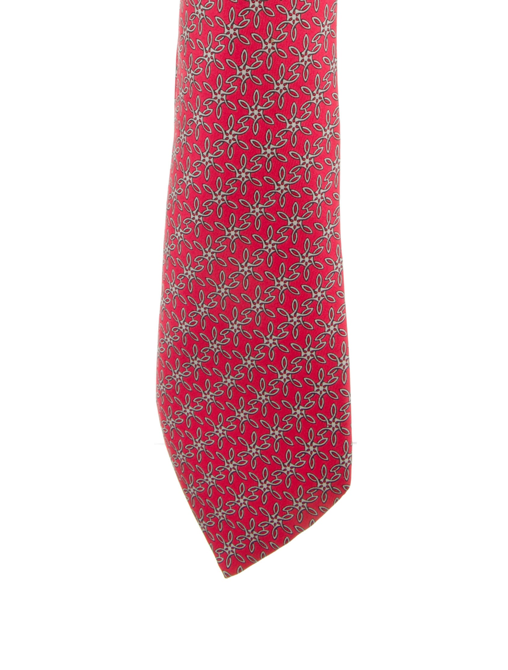 Hermès Silk Printed Tie